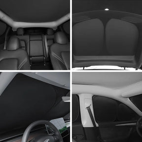EVAAM™ Privacy and Thermal Insulated Curtains for Model Y Accessories - tesla heatshield sunshade