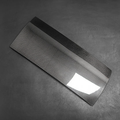 EVAAM™ Gloss Real Carbon Fiber Glove Box Cover for Model 3/Y 2017-2023 - EVAAM