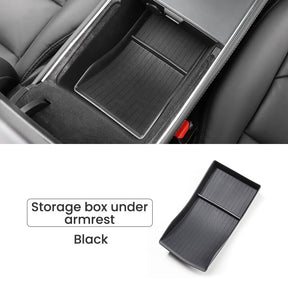 EVAAM TPE Center Console Lower Storage Box for Model 3/Y Accessories - EVAAM