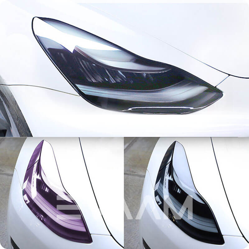 EVAAM™ Tinted Headlight and Foglight Protection for Tesla Model S/3/X/Y Accessories - EVAAM