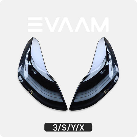 EVAAM® Faltbarer Windschutzscheiben-Sonnenschutz aus Glas für Tesla Model  S/3/X/Y (2012–2023).
