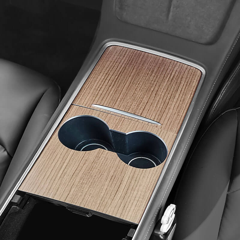 EVAAM Wood Style Center Console Wrap for Model 3/Y 2021-2022 Accessories - EVAAM
