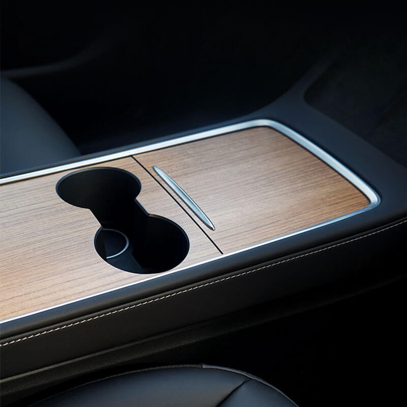 EVAAM Wood Style Center Console Wrap for Model 3/Y 2021-2022 Accessories - EVAAM