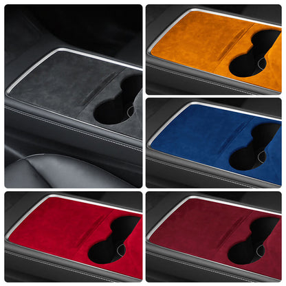 Alcantara Center Console Cover for Tesla Model 3/Y 2021-2023 By EVAAM™ - EVAAM