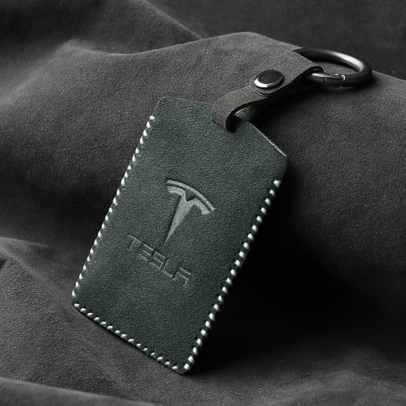 Leather Case Key Card Holder for Tesla Model 3 / Y