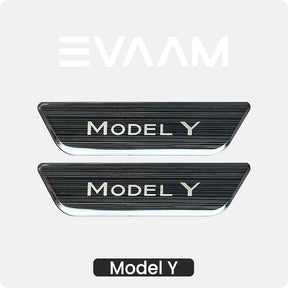 EVAAM™ Black Rear Door Sill Protector For Tesla Model Y Accessories - EVAAM