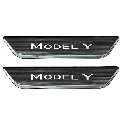 EVAAM™ Black Rear Door Sill Protector For Tesla Model Y Accessories - EVAAM
