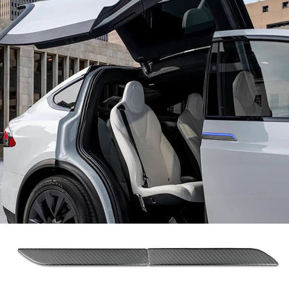 EVAAM™ Matte Real Carbon Fiber Door Handle Cover for Model X - EVAAM
