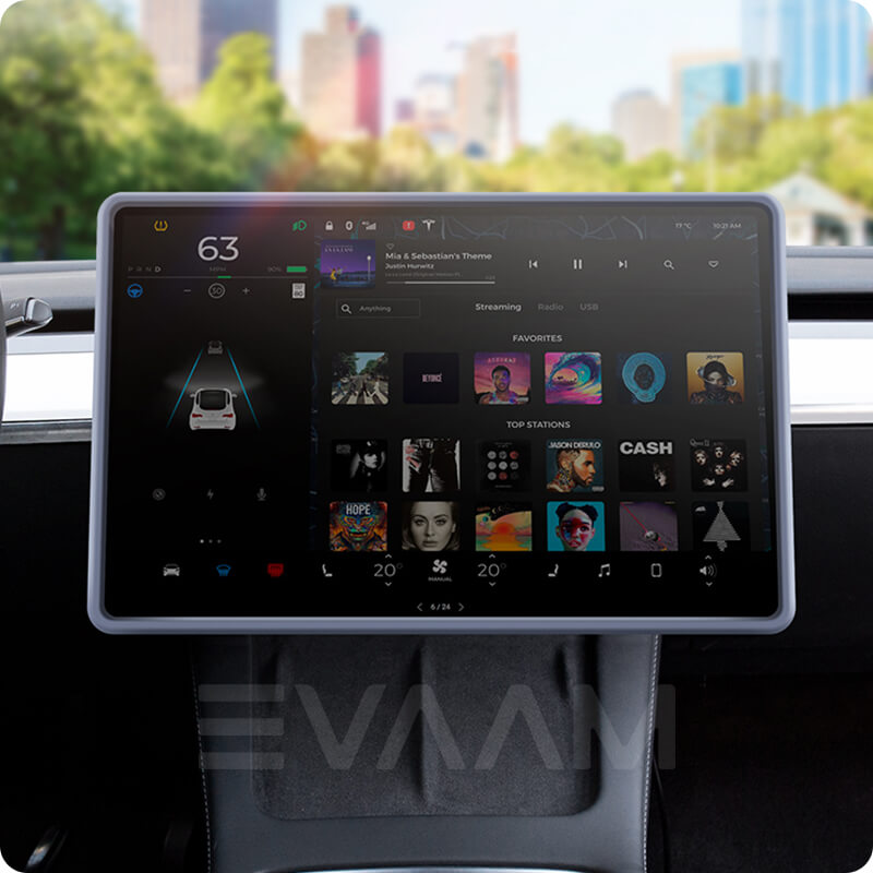 EVAAM™ Screen Edge Protector for Model 3/Y Accessoreis - EVAAM