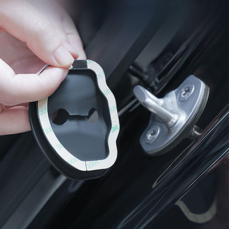 EVAAM™ Silicone Door Latch Lock Protector (4Pcs) For Tesla Model 3/Y Accessories - EVAAM