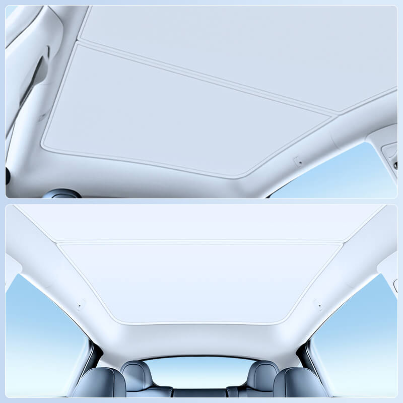 EVAAM™ Tesla Glass Roof Sunshade Gen.2 for Model 3/Y Accessories - EVAAM