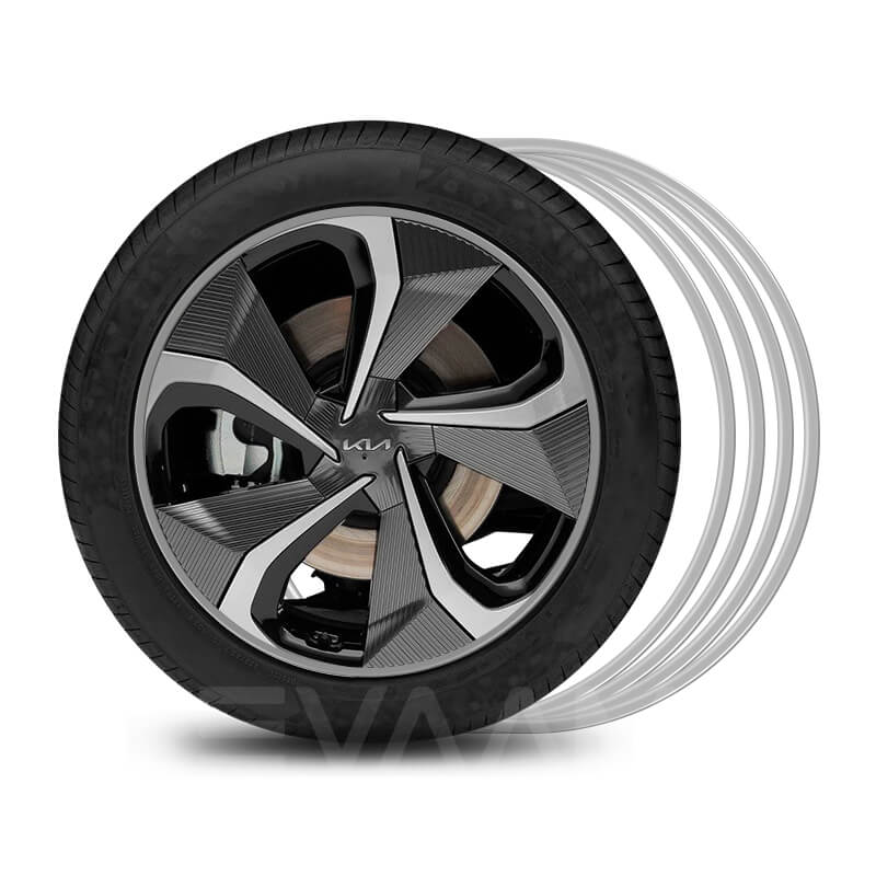 EVAAM™ UPGRADE! Wheel Rim Protector For Kia EV6 (4 PCS) - EVAAM