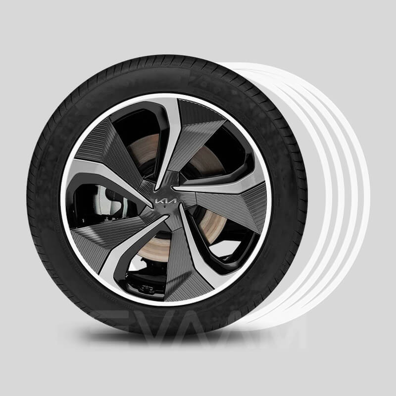 EVAAM™ UPGRADE! Wheel Rim Protector For Kia EV6 (4 PCS) - EVAAM