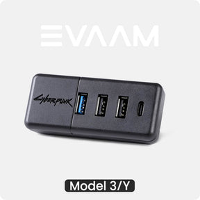 EVAAM™ Glove Box USB Hub for Model 3/Y 2021-2023 Accessories - EVAAM