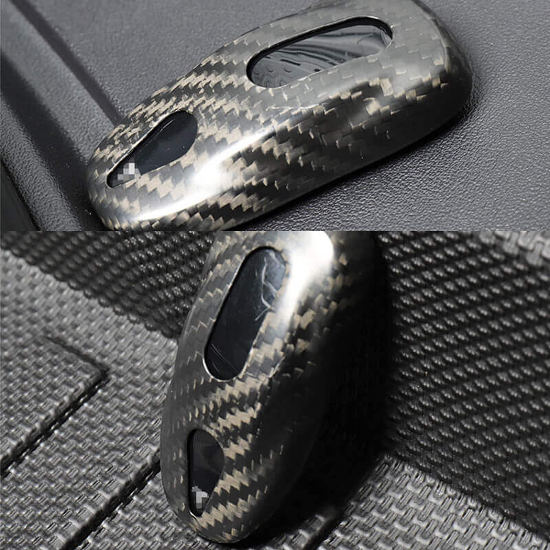 EVAAM Real Carbon Fiber Key Fob Cover for Model 3/Y Accessories - EVAAM