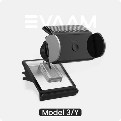 EVAAM™ Solar Phone Holder for Model 3/Y Accessories - EVAAM