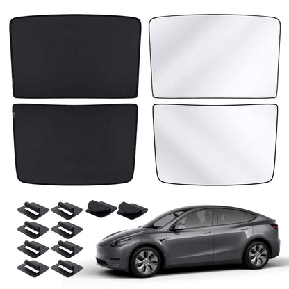 Upgraded! EVAAM™ Tesla Glass Roof Sunshade for Model Y 2021-2023 Accessories - EVAAM