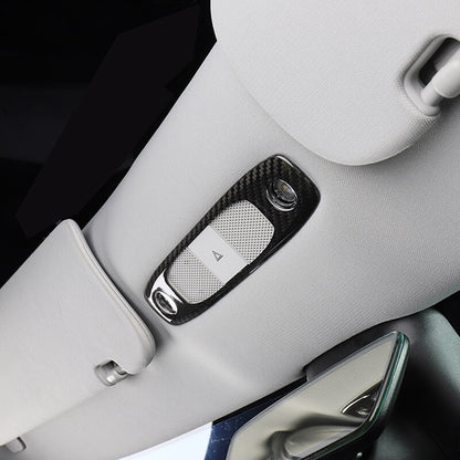 EVAAM Gloss Real Carbon Fiber Reading Light Cover for Model 3/Y 2017-2022 - EVAAM