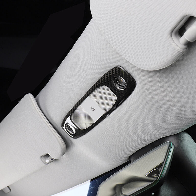 EVAAM Gloss Real Carbon Fiber Reading Light Cover for Model 3/Y 2017-2022 - EVAAM
