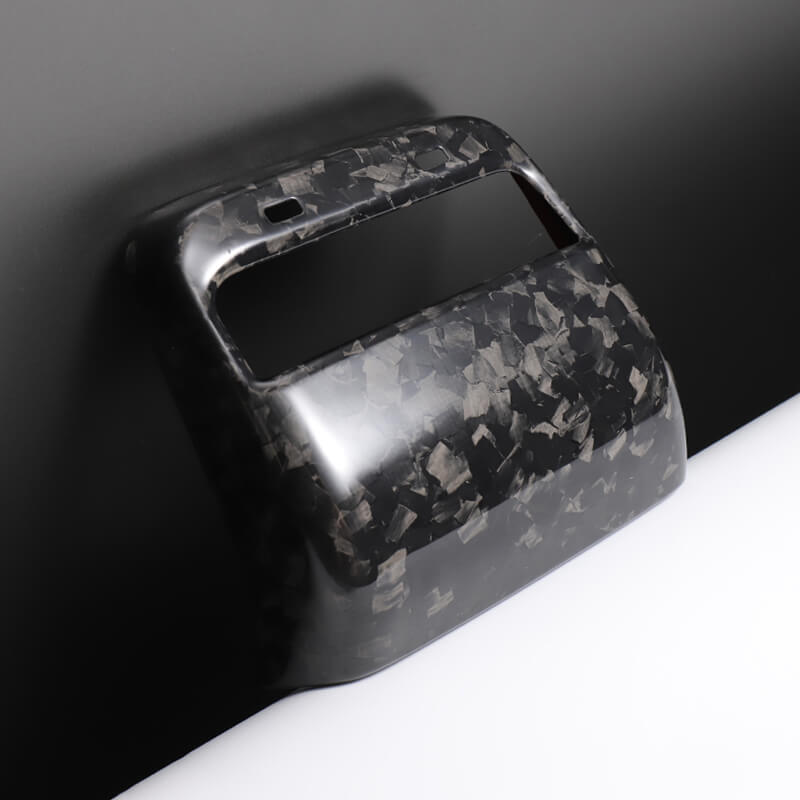 EVAAM Forged Real Carbon Fiber Rear AC Vent Cover for Model 3 2017-2022 - EVAAM