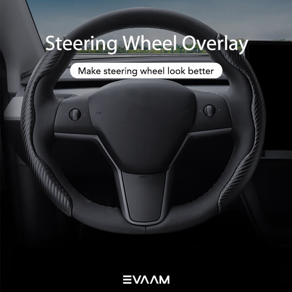 EVAAM Model Y Carbon Fiber Style Accessories for Model Y Accessories - EVAAM