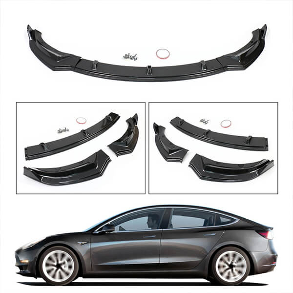tesla accessories model 3 front bumper lip