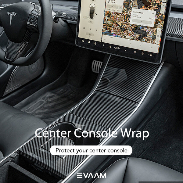 EVAAM Model 3 Carbon Fiber Style Accessories for Model 3 Accessories - EVAAM
