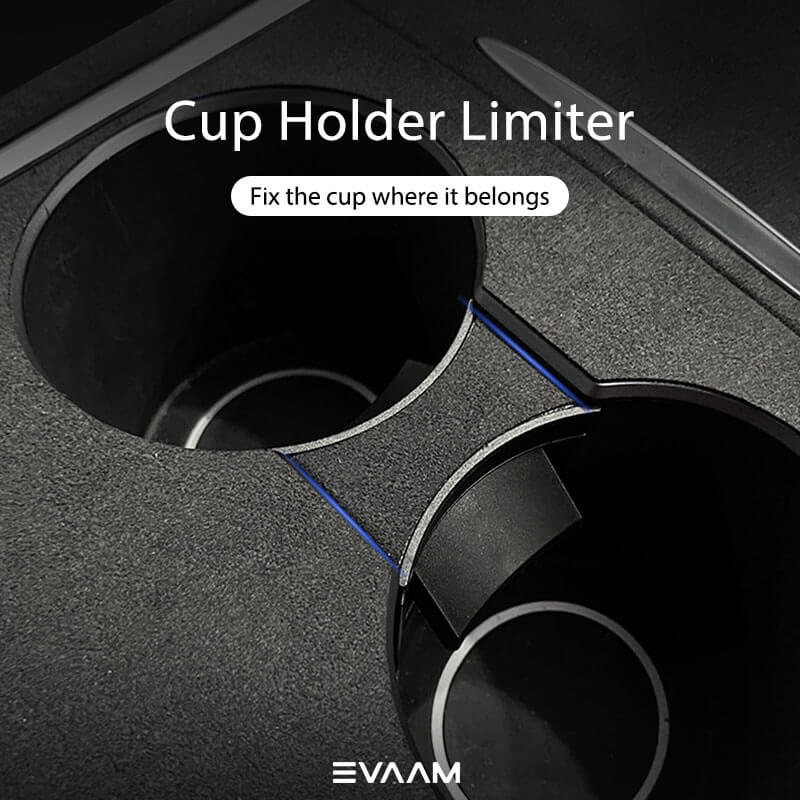 EVAAM Cup Holder Limiter for Model 3/Y 2021-2022 Accessories - EVAAM