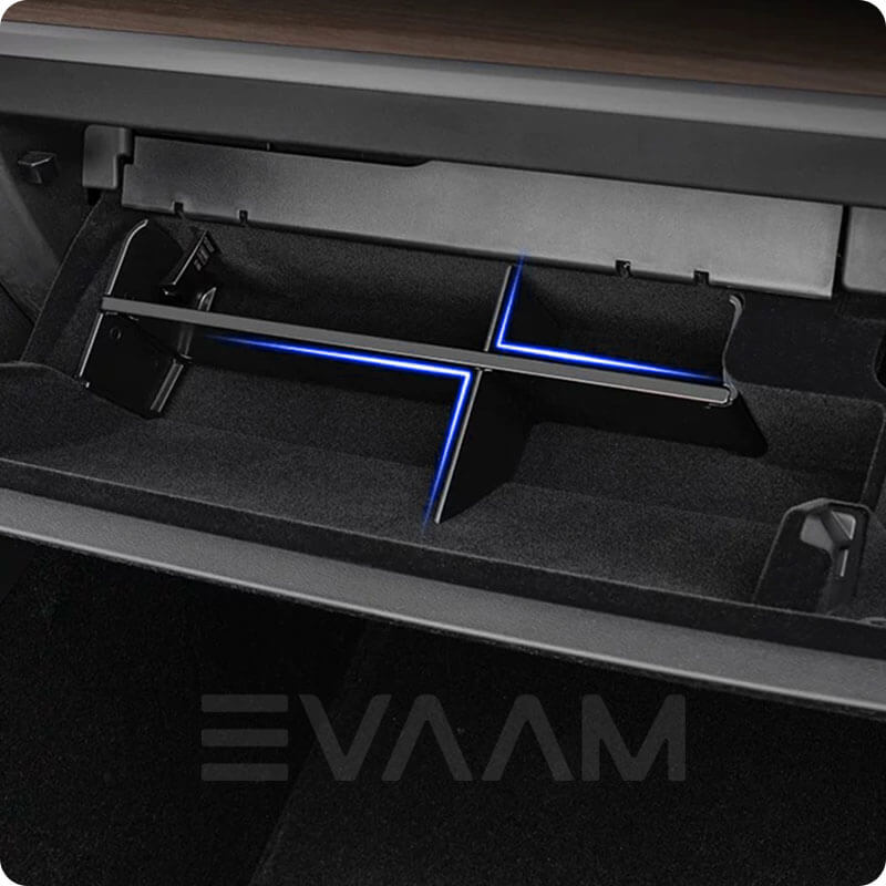 EVAAM™ Glove Box Organizer for Model 3/Y Accessories - EVAAM