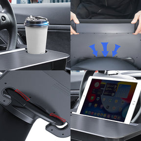 EVAAM 2022 Multifunctional Steering Wheel Tray for Model 3/Y Accessories - EVAAM