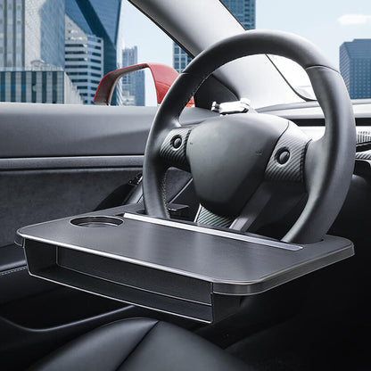 EVAAM 2022 Multifunctional Steering Wheel Tray for Model 3/Y Accessories - EVAAM