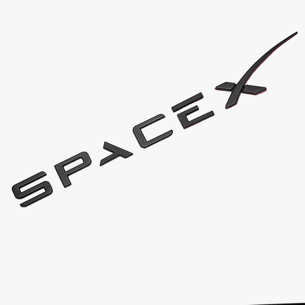 tesla accessories model s 3 x y spacex emblem
