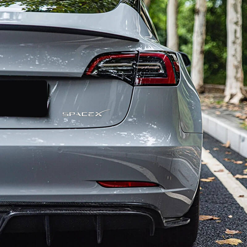 EVAAM™ SpaceX Emblem for Tesla Accessories - EVAAM
