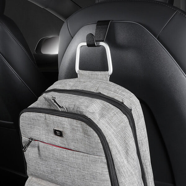 2PCS Seat Back Hook Compatible with Tesla Model Y 2023 2022 2021 2020 Trunk  Interior Accessories Car Coat Hanger Headrest Clothes Hanger Bags Hook
