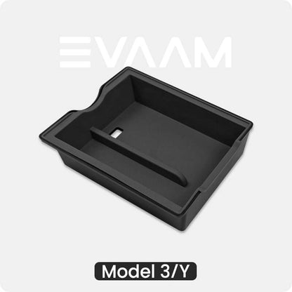 EVAAM™ Upgraded Sliding Center Console Double-layer Tray for Model 3/Y Accessories - EVAAM