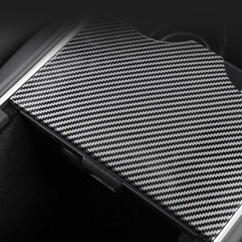 Vorallme für Tesla Model 3 Y 2021 2022 Mittelkonsole Panel Aufkleber Holz  Maserung Folie Carbon Central Control Cover Auto Innenraum Zubehör 