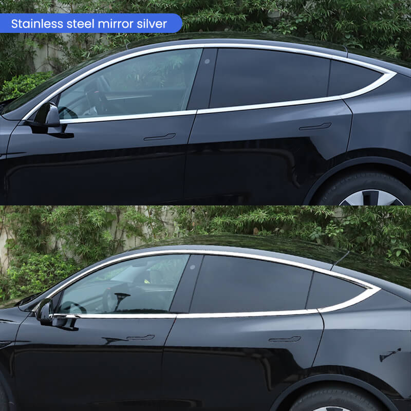 EVAAM Stainless Steel Chrome Delete Kit for Model 3 Accessories - EVAAM