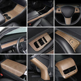 EVAAM Wood Grain Cover Kit For Model 3 2017-2020 Accessories - EVAAM