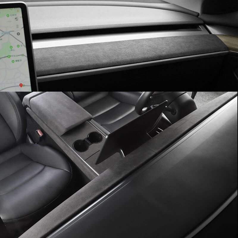 EVAAM Alcantara Dashboard Cover for Model 3/Y Accessories - EVAAM
