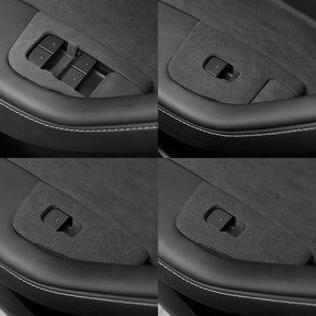 EVAAM Alcantara Window & Door Button Switch Parts For Model 3/Y Accessories - EVAAM