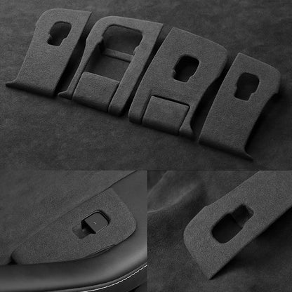 EVAAM Alcantara Window & Door Button Switch Parts For Model 3/Y Accessories - EVAAM