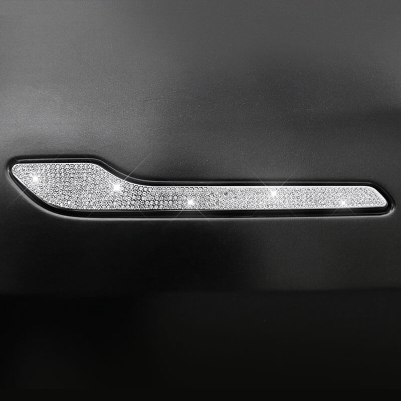 EVAAM Bling Diamond Door Handle Cover for Model 3/Y Accessories - EVAAM