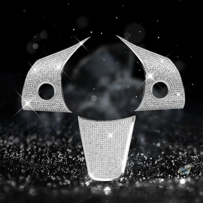 EVAAM Bling Diamond Steering Wheel Cover for Model 3/Y Accessories - EVAAM