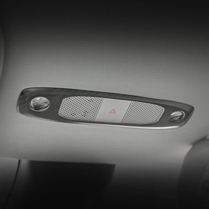EVAAM Matte Real Carbon Fiber Reading Light Cover for Model 3/Y 2017-2022 - EVAAM