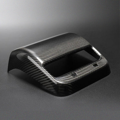 EVAAM Gloss Real Carbon Fiber Rear AC Vent Cover for Model 3/Y 2017-2022 - EVAAM