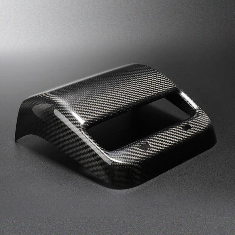 EVAAM Gloss Real Carbon Fiber Rear AC Vent Cover for Model 3/Y 2017-2022 - EVAAM