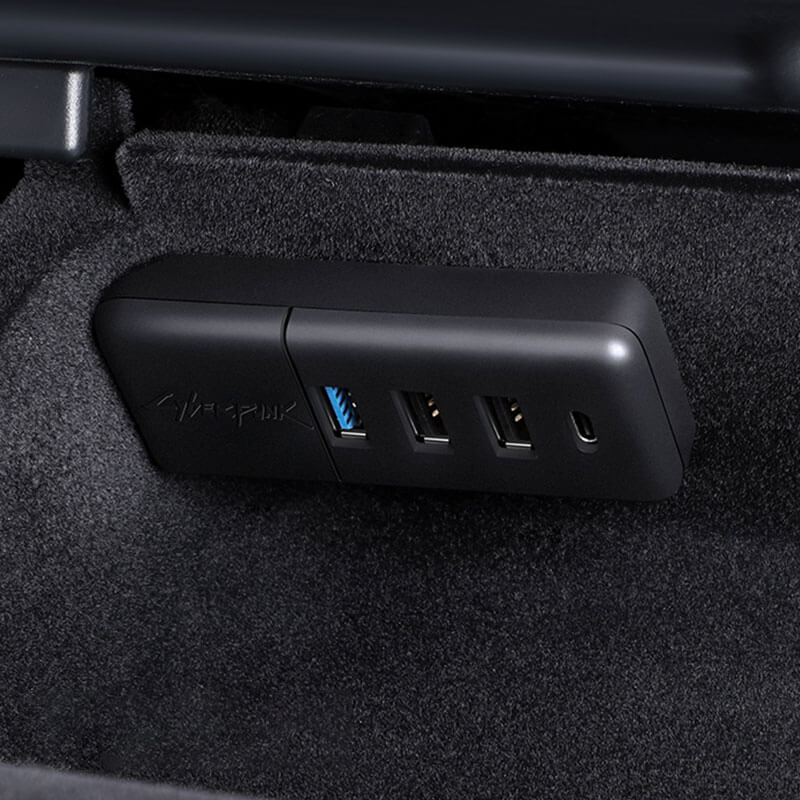 Glove Box USB Hub for Model 3/Y 2021-2022 Accessories - EVAAM