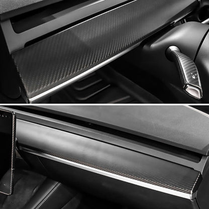 EVAAM Matte Real Carbon Fiber Dashboard Cover for Model 3/Y 2017-2022 - EVAAM