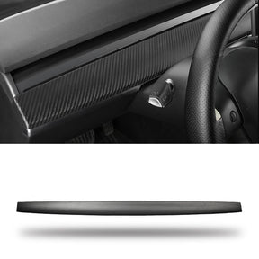 EVAAM Matte Real Carbon Fiber Dashboard Cover for Model 3/Y 2017-2022 - EVAAM