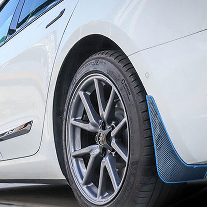 EVAAM Carbon Fiber Style Mud Flaps for Model 3/Y 2017-2022 - EVAAM